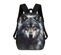 sinyumoney Sac À Dos Pour Enfants, Wolf Spirit Painting Sac D'école Grande Capacité Pour Élèves, Sacs À Dos Pour Garçons, Filles, Adultes Et Adolescents 17inch