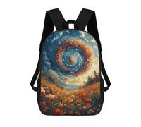 sinyumoney Sac À Dos Scolaire 17 Pouces Pour Adolescents, Impression 3D, Ajustable, À Poches Tendance, Pour Garçons Et Filles.