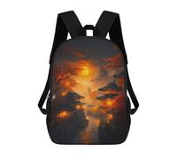 sinyumoney Sac À Dos Scolaire 17 Pouces Pour Adolescents, Impression 3D, Ajustable, À Poches Tendance, Pour Garçons Et Filles.