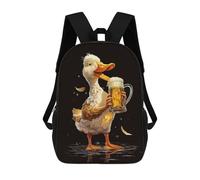 sinyumoney Sac À Dos Scolaire 17 Pouces Pour Adolescents, Impression 3D, Ajustable, À Poches Tendance, Pour Garçons Et Filles.