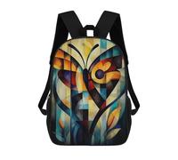 sinyumoney Sac À Dos Scolaire Abstract Butterfly Art - Geometric Nature Design in Bold Colors Sac À Dos Scolaire Enfant Imprimé En 3D, Sac De Voyage Tendance, Sac D'école Garçon 17inch