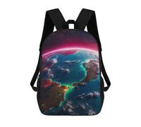 sinyumoney Sac À Dos Scolaire Beautiful Earth from Space Sac À Livres Pour Garçons Et Filles, Sac D'école, Sac Pour Étudiants, Sac De Voyage D'affaires, Sac De Travail 17inch