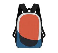 sinyumoney Sac À Dos Scolaire Blue And Red IV Sac À Dos Scolaire Enfant Imprimé En 3D, Sac De Voyage Tendance, Sac D'école Garçon 17inch