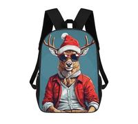 sinyumoney Sac À Dos Scolaire Deer Christmas Sac À Livres Pour Garçons Et Filles, Sac D'école, Sac Pour Étudiants, Sac De Voyage D'affaires, Sac De Travail 17inch