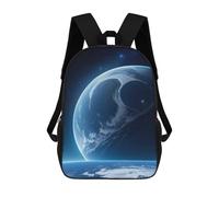 sinyumoney Sac À Dos Scolaire Distant View of Earth Sac À Livres Pour Garçons Et Filles, Sac D'école, Sac Pour Étudiants, Sac De Voyage D'affaires, Sac De Travail 17inch