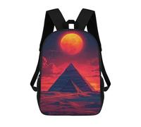 sinyumoney Sac À Dos Scolaire Egyptian Pyramid Sunset Sac À Livres Pour Garçons Et Filles, Sac D'école, Sac Pour Étudiants, Sac De Voyage D'affaires, Sac De Travail 17inch