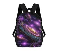 sinyumoney Sac À Dos Scolaire Enfant 17 Pouces Cosmic Galaxy Cluster Sac D'école Imprimé En 3D Pour Garçons (primaire Et Collège)