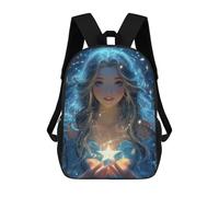 sinyumoney Sac À Dos Scolaire Enfant 17 Pouces Enchanted Star Fantasy Artwork -1 Sac D'école Imprimé En 3D Pour Garçons (primaire Et Collège)