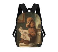 sinyumoney Sac À Dos Scolaire Enfant 17 Pouces Imprimé En 3D Avec Des Motifs D'anime, Idéal Pour Les Voyages Et Les Livres.