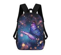 sinyumoney Sac À Dos Scolaire Enfant Tendance Et Décontracté Butterfly Magic Sac À Dos Scolaire Imprimé En 3D Pour Garçon, Grand Sac À Dos