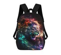 sinyumoney Sac À Dos Scolaire Enfant Tendance Et Décontracté Lion Galaxy Sac À Dos Scolaire Imprimé En 3D Pour Garçon, Grand Sac À Dos