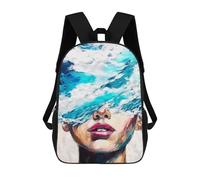 sinyumoney Sac À Dos Scolaire Enfant Tendance Et Décontracté Ocean Hope Sac À Dos Scolaire Imprimé En 3D Pour Garçon, Grand Sac À Dos