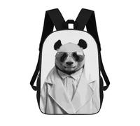 sinyumoney Sac À Dos Scolaire Enfant Tendance Et Décontracté Panda Animals Cute Sac À Dos Scolaire Imprimé En 3D Pour Garçon, Grand Sac À Dos