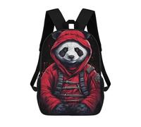 sinyumoney Sac À Dos Scolaire Enfant Tendance Et Décontracté Panda Ninja Sac À Dos Scolaire Imprimé En 3D Pour Garçon, Grand Sac À Dos