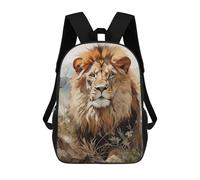 sinyumoney Sac À Dos Scolaire Enfant Tendance Et Décontracté The Lion Stare Sac À Dos Scolaire Imprimé En 3D Pour Garçon, Grand Sac À Dos