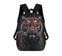 sinyumoney Sac À Dos Scolaire Enfant Tendance Et Décontracté Tiger Stand in The River Sac À Dos Scolaire Imprimé En 3D Pour Garçon, Grand Sac À Dos