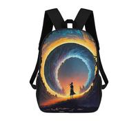 sinyumoney Sac À Dos Scolaire Fantasy Galaxy Landscape Sac À Livres Pour Garçons Et Filles Sac D'école Sac Pour L'université Sac De Voyage D'affaires Sac De Travail 17inch