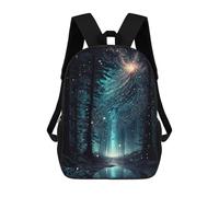 sinyumoney Sac À Dos Scolaire Fantasy Magic Forest Sac À Livres Pour Garçons Et Filles Sac D'école Sac Pour L'université Sac De Voyage D'affaires Sac De Travail 17inch