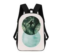 sinyumoney Sac À Dos Scolaire Geometric And Floral 7 Sac À Livres Pour Garçons Et Filles, Sac D'école, Sac Pour Étudiants, Sac De Voyage D'affaires, Sac De Travail 17inch