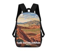 sinyumoney Sac À Dos Scolaire Gobi Gurvan Saikhan National Park, Mongolia Sac À Livres Pour Garçons Et Filles, Sac D'école, Sac Pour Étudiants, Sac De Voyage D'affaires, Sac De Travail 17inch