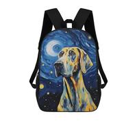 sinyumoney Sac À Dos Scolaire Great Dane Dog Sac À Livres Pour Garçons Et Filles, Sac D'école, Sac Pour Étudiants, Sac De Voyage D'affaires, Sac De Travail 17inch