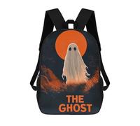 sinyumoney Sac À Dos Scolaire Halloween The Ghost Sac À Dos Scolaire Enfant Imprimé En 3D, Sac De Voyage Tendance, Sac D'école Garçon 17inch