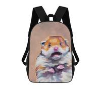 sinyumoney Sac À Dos Scolaire Hamster Meme Funny Cute Sac À Livres Pour Garçons Et Filles, Sac D'école, Sac Pour Étudiants, Sac De Voyage D'affaires, Sac De Travail 17inch