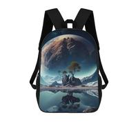 sinyumoney Sac À Dos Scolaire Imprimé En 3D 17inch Sac À Dos Pour Enfants A Planets Features Sacs À Livres Grande Capacité Sacs D'école Et De Voyage Pour Enfants/étudiants/adultes