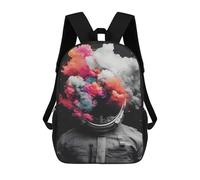 sinyumoney Sac À Dos Scolaire Imprimé En 3D 17inch Sac À Dos Pour Enfants Cosmic Astronaut Smoke Art-1 Sacs À Livres Grande Capacité Sacs D'école Et De Voyage Pour Enfants/étudiants/adultes