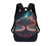sinyumoney Sac À Dos Scolaire Imprimé En 3D 17inch Sac À Dos Pour Enfants Enchanted Tree of Life -3 Sacs À Livres Grande Capacité Sacs D'école Et De Voyage Pour Enfants/étudiants/adultes