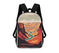 sinyumoney Sac À Dos Scolaire Imprimé En 3D 17inch Sac À Dos Pour Enfants Grand Canyon National Park Sacs À Livres Grande Capacité Sacs D'école Et De Voyage Pour Enfants/étudiants/adultes