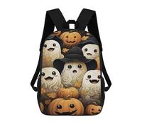 sinyumoney Sac À Dos Scolaire Imprimé En 3D 17inch Sac À Dos Pour Enfants Halloween Ghosts And Pumpkins-1 Sacs À Livres Grande Capacité Sacs D'école Et De Voyage Pour Enfants/étudiants/adultes