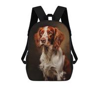 sinyumoney Sac À Dos Scolaire Imprimé En 3D 17inch Sac À Dos Pour Enfants Irish Red And White Setter Sacs À Livres Grande Capacité Sacs D'école Et De Voyage Pour Enfants/étudiants/adultes