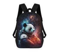 sinyumoney Sac À Dos Scolaire Imprimé En 3D 17inch Sac À Dos Pour Enfants Panda Astronaut in Space-1 Sacs À Livres Grande Capacité Sacs D'école Et De Voyage Pour Enfants/étudiants/adultes