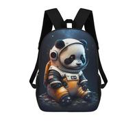 sinyumoney Sac À Dos Scolaire Imprimé En 3D 17inch Sac À Dos Pour Enfants Panda Astronaut Space Suit-7 Sacs À Livres Grande Capacité Sacs D'école Et De Voyage Pour Enfants/étudiants/adultes