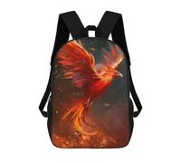 sinyumoney Sac À Dos Scolaire Imprimé En 3D 17inch Sac À Dos Pour Enfants Phoenix Rising Firebird Artwork -8 Sacs À Livres Grande Capacité Sacs D'école Et De Voyage Pour Enfants/étudiants/adultes