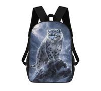 sinyumoney Sac À Dos Scolaire Imprimé En 3D 17inch Sac À Dos Pour Enfants Snow Leopard Mountain Majesty Sacs À Livres Grande Capacité Sacs D'école Et De Voyage Pour Enfants/étudiants/adultes