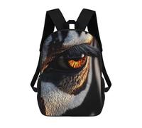 sinyumoney Sac À Dos Scolaire Imprimé En 3D 17inch Sac À Dos Pour Enfants Striking Tiger Eye Close-Up Sacs À Livres Grande Capacité Sacs D'école Et De Voyage Pour Enfants/étudiants/adultes