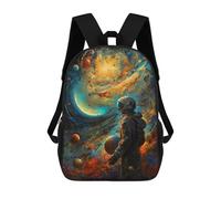 sinyumoney Sac À Dos Scolaire Imprimé En 3D Beyond The Horizon Livre 17inch Sacs À Dos Tendance Grande Capacité Sacs À Dos De Voyage Pour Enfants