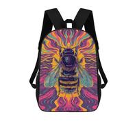 sinyumoney Sac À Dos Scolaire Imprimé En 3D Bumblebee Livre 17inch Sacs À Dos Tendance Grande Capacité Sacs À Dos De Voyage Pour Enfants