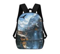 sinyumoney Sac À Dos Scolaire Imprimé En 3D De 43 Cm (17 Pouces) Pour Enfants - Sac À Dos Original Imprimé En 3D Pour Garçons Du Primaire Et Du Collège