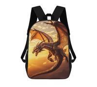sinyumoney Sac À Dos Scolaire Imprimé En 3D Fairytale Flying Dragon Livre 17inch Sacs À Dos Tendance Grande Capacité Sacs À Dos De Voyage Pour Enfants