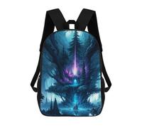 sinyumoney Sac À Dos Scolaire Imprimé En 3D Fantasy Forest Tree Livre 17inch Sacs À Dos Tendance Grande Capacité Sacs À Dos De Voyage Pour Enfants