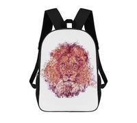 sinyumoney Sac À Dos Scolaire Imprimé En 3D Pour Enfants A King Lion, Grande Capacité, Idéal Pour Les Voyages, Tendance Et Décontracté 17inch