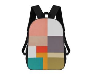 sinyumoney Sac À Dos Scolaire Imprimé En 3D Pour Enfants Abstract And Conceptual 3, Grande Capacité, Idéal Pour Les Voyages, Tendance Et Décontracté 17inch
