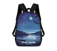 sinyumoney Sac À Dos Scolaire Imprimé En 3D Pour Enfants Cherry Springs Night Sky Sacs À Livres, Sacs De Voyage Scolaires Grande Capacité Pour Enfants/étudiants/adultes 17inch