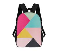 sinyumoney Sac À Dos Scolaire Imprimé En 3D Pour Enfants Colorful And Abstract 06, Grande Capacité, Idéal Pour Les Voyages, Tendance Et Décontracté 17inch