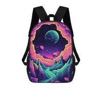 sinyumoney Sac À Dos Scolaire Imprimé En 3D Pour Enfants Cosmic Canyon Sac À Dos Scolaire Pour Enfants, Sac De Voyage, Sac À Livres Tendance, Grand Sac À Dos De Grande Capacité 17inch