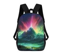 sinyumoney Sac À Dos Scolaire Imprimé En 3D Pour Enfants Cosmic Mountain Adventure Grande Capacité, Sac De Voyage, Sac À Dos Tendance Pour Enfants, Sac À Dos Décontracté 17inch