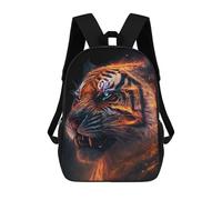 sinyumoney Sac À Dos Scolaire Imprimé En 3D Pour Enfants Cosmic Tiger, Grande Capacité, Idéal Pour Les Voyages, Tendance Et Décontracté 17inch